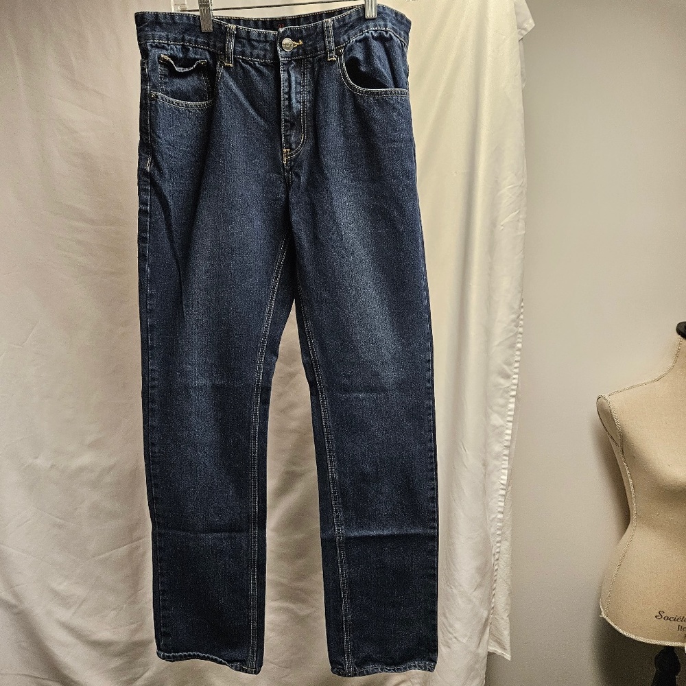 21 Men straight leg blue jeans 34/32 slim